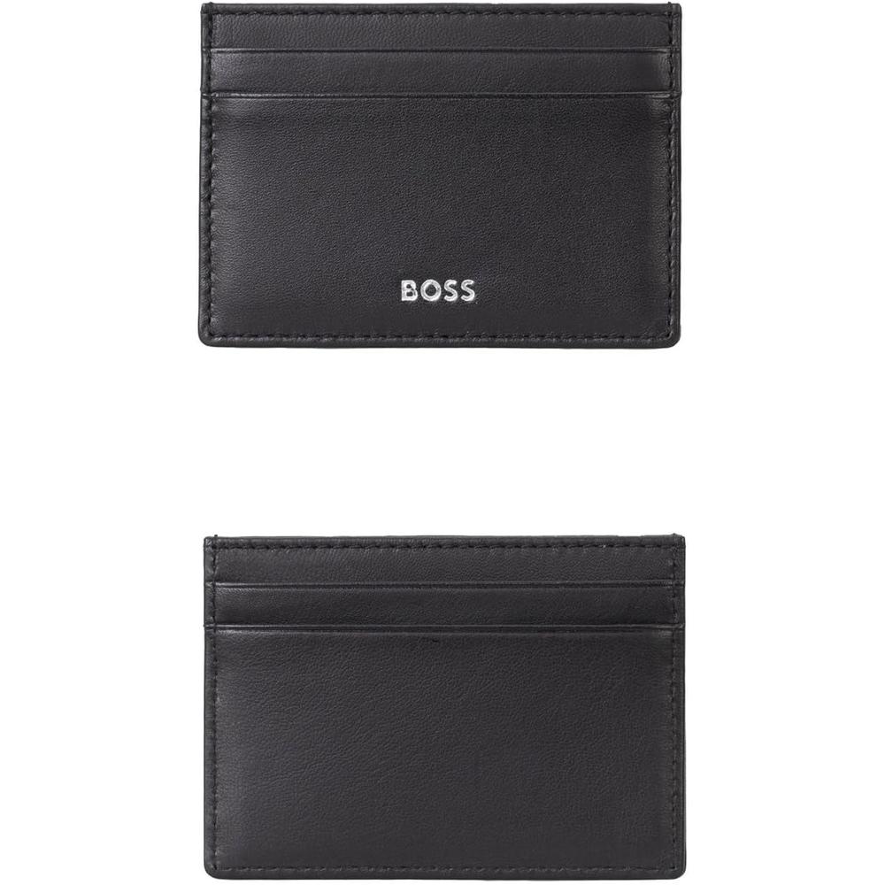 TARJETERO HUGO BOSS RANDY CUERO NEGRO HOMBRE - 1