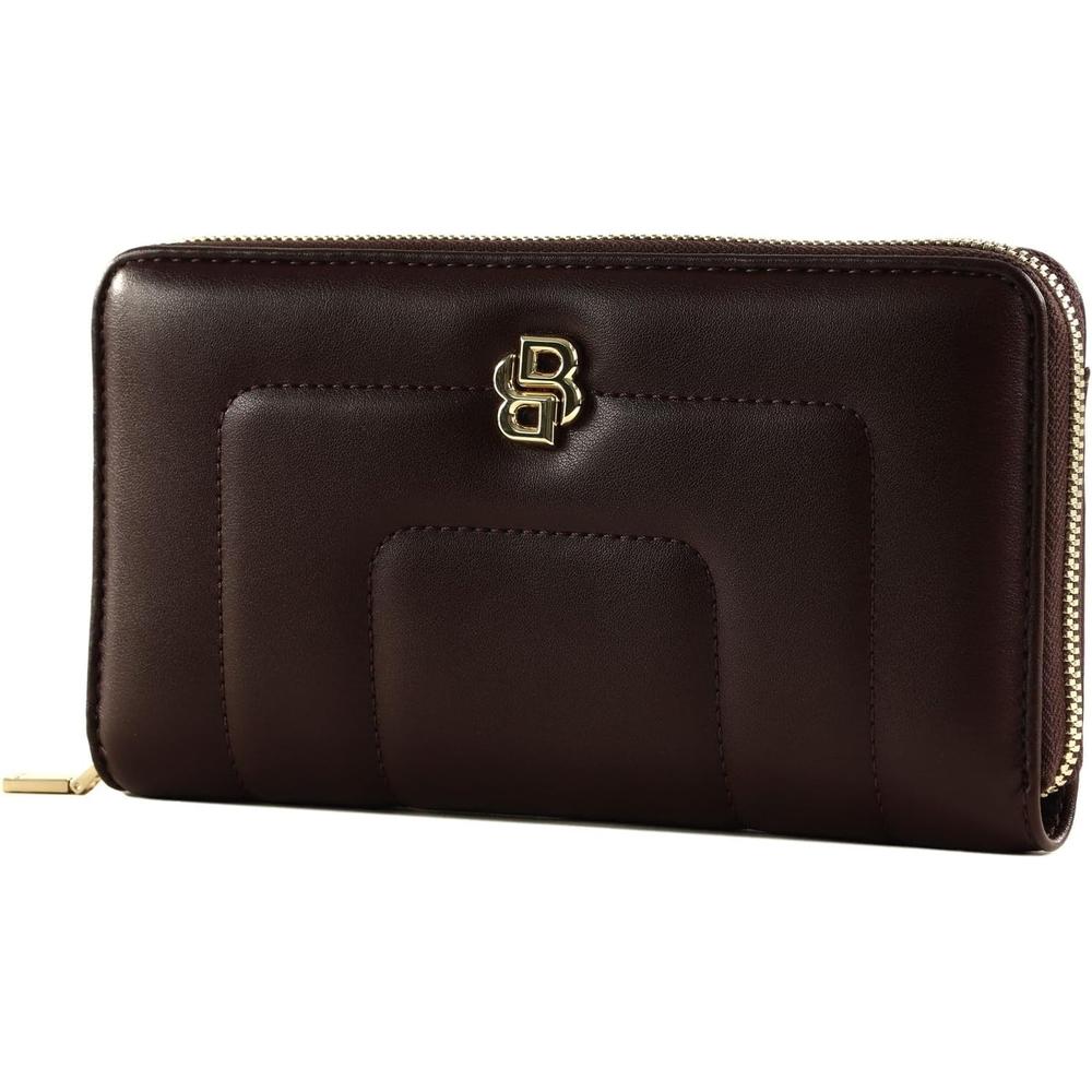 BILLETERA HUGO BOSS ICON MARRÓN MUJER - 1