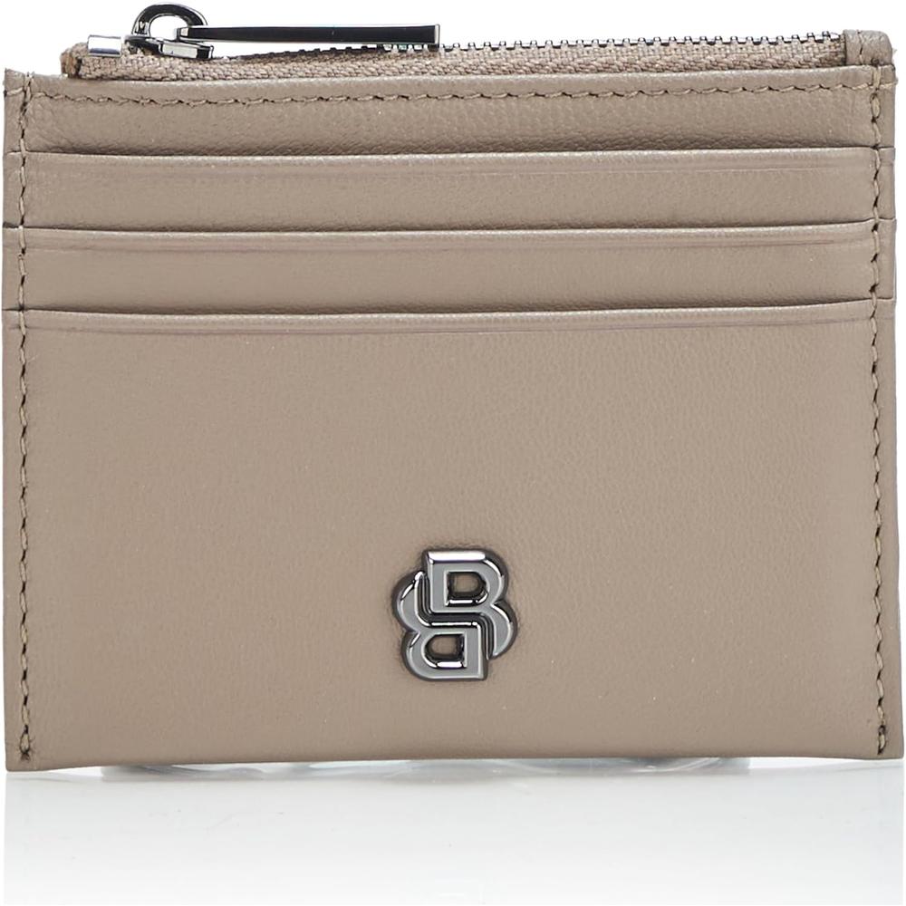 TARJETERO HUGO BOSS ICON ZIP CREMA HOMBRE - 1