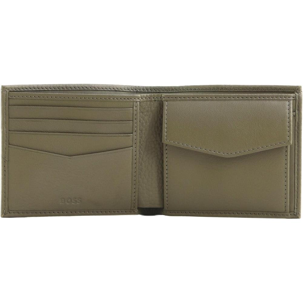 BILLETERA HUGO BOSS CROSSTOWN OLIVO HOMBRE - 2