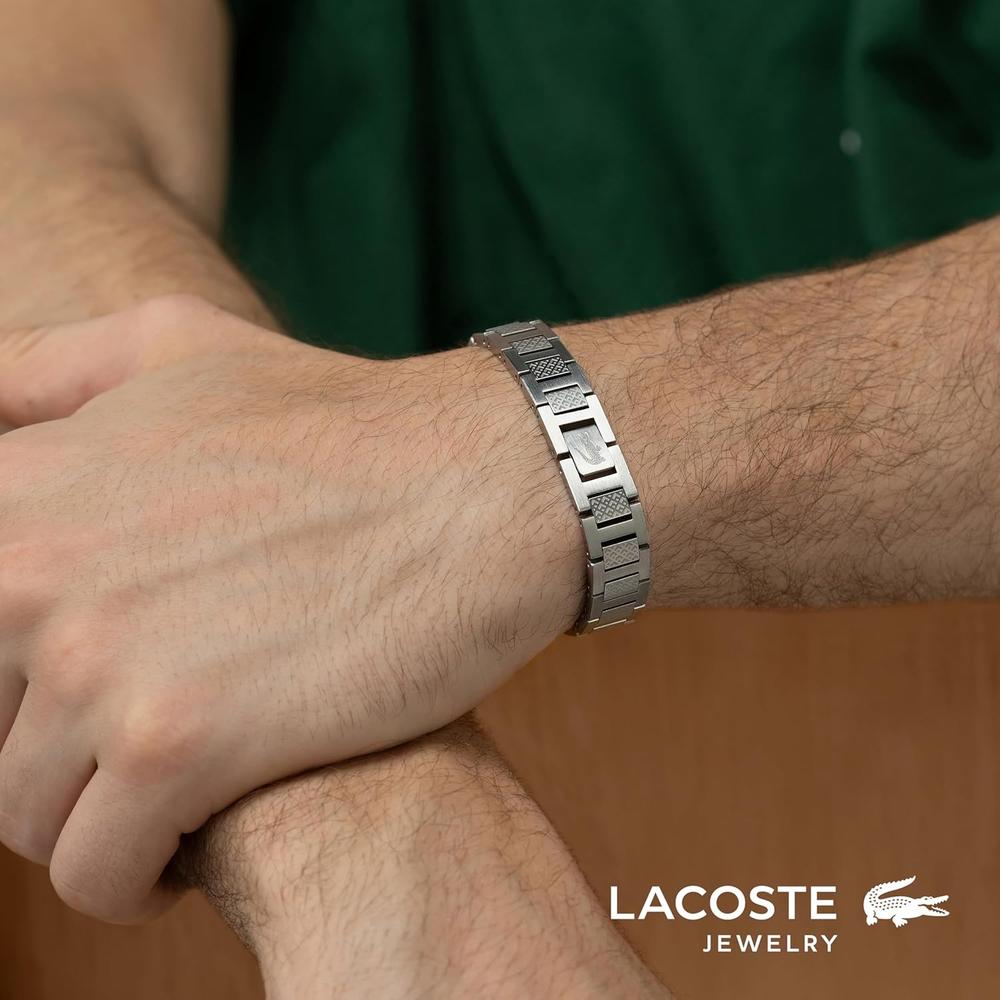 PULSERA LACOSTE METROPOLE ESLABONES H UNISEX - 3