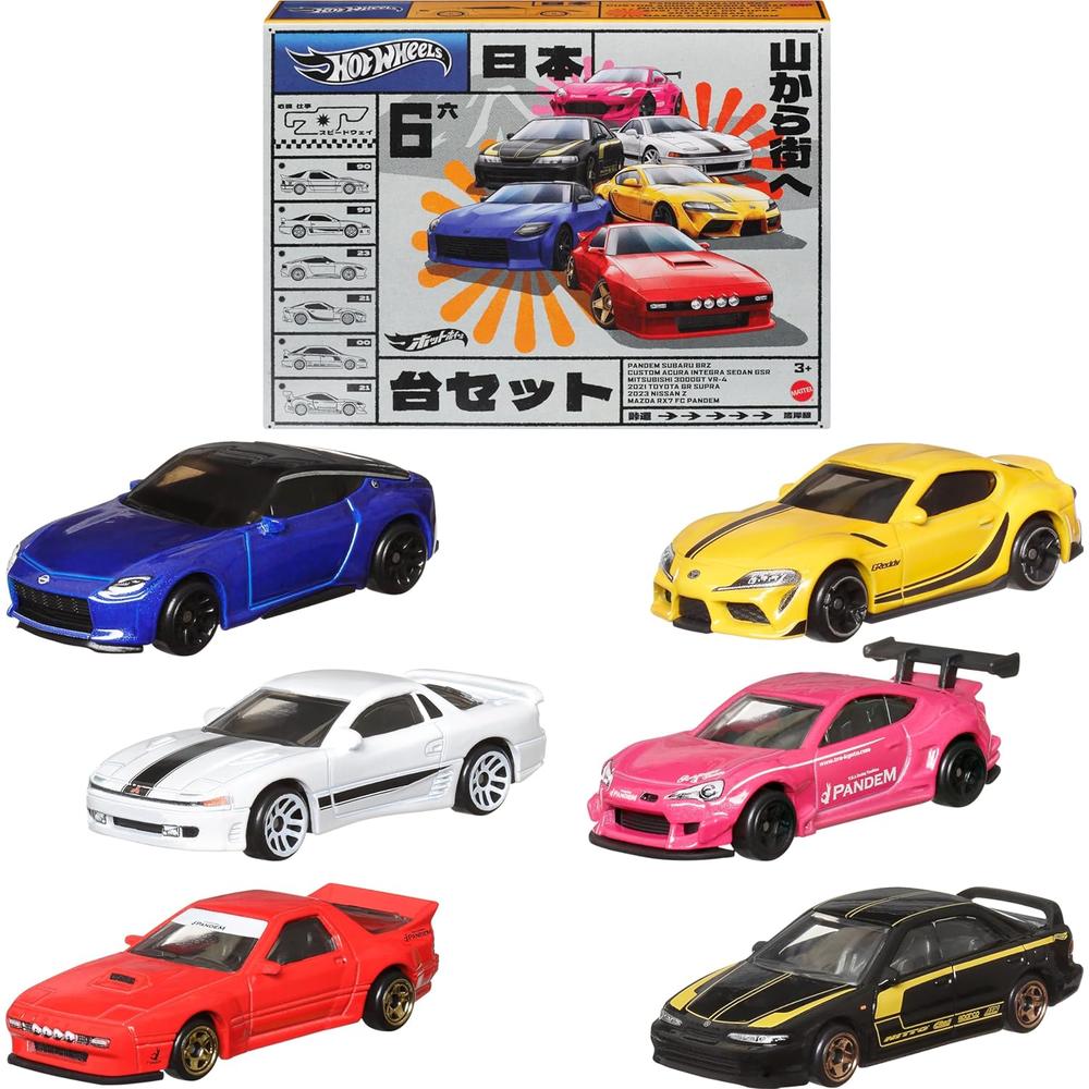 HOT WHEELS AUTOS CAR CULTURE JAPONESES 6 PZS (ESTILOS DIVERSOS) - 1