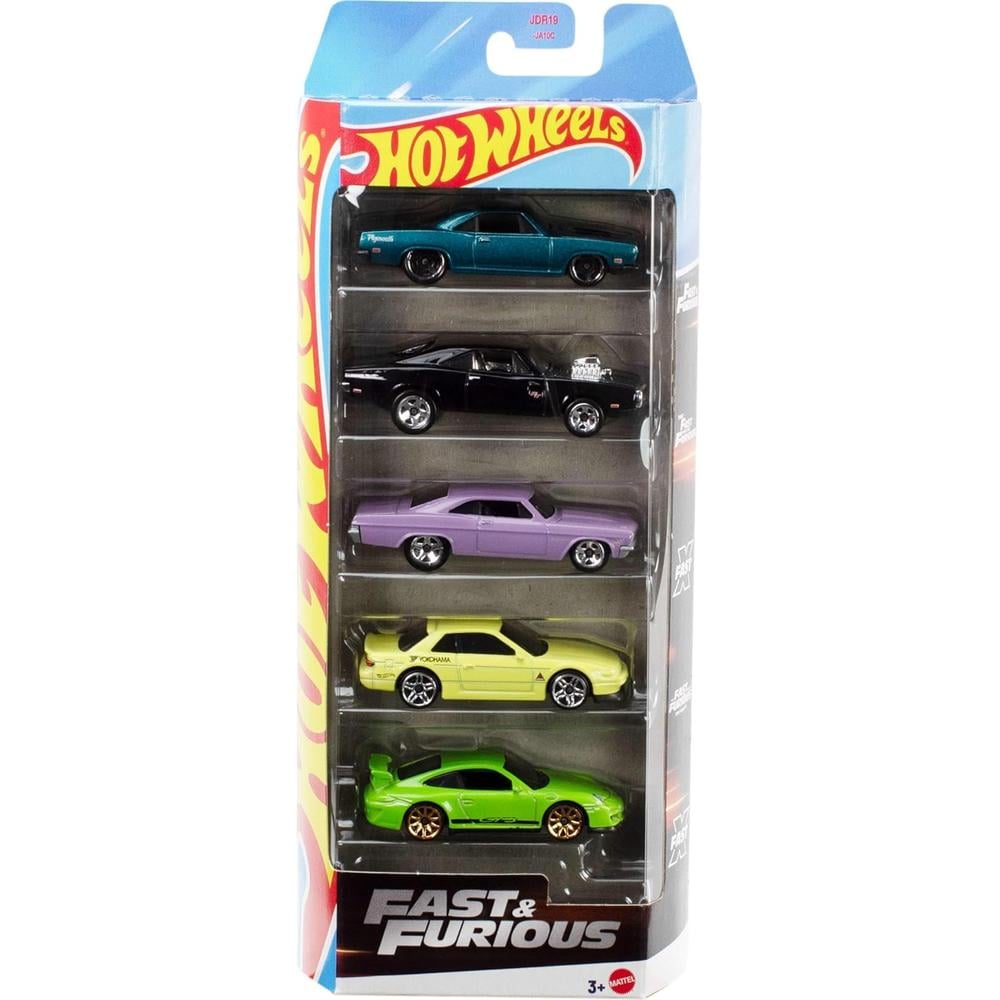 HOT WHEELS AUTOS FAST Y FURIOUS SET 5 PZS - 1