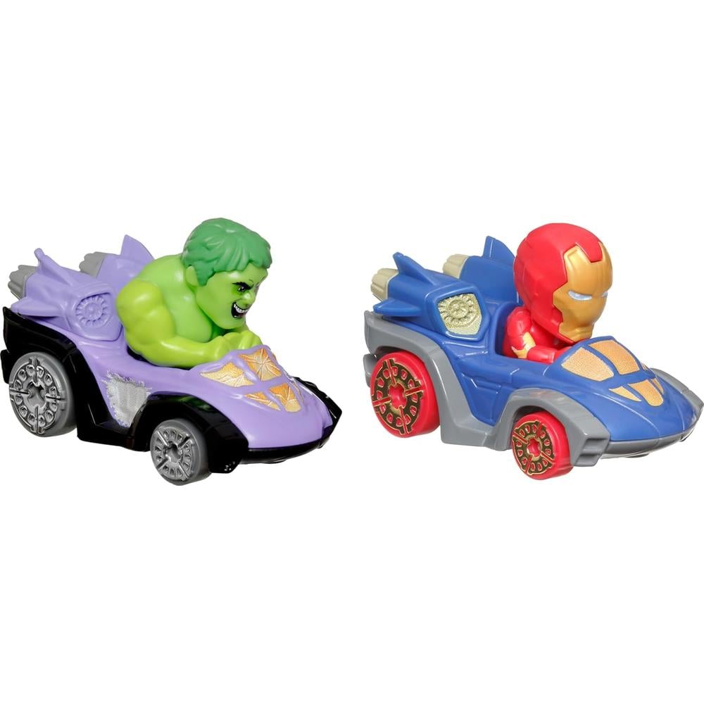 HOT WHEELS HULK Y IRON MAN SET 2 PZS - 1