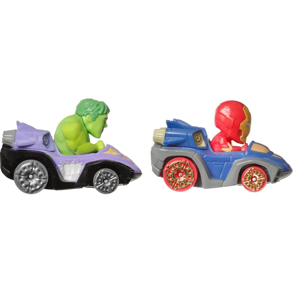 HOT WHEELS HULK Y IRON MAN SET 2 PZS - 2