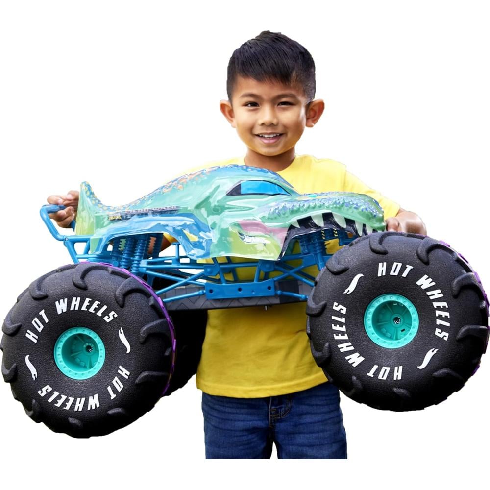 HOT WHEELS AUTO RC MONSTER TRUCKS MEGA WREX - 1