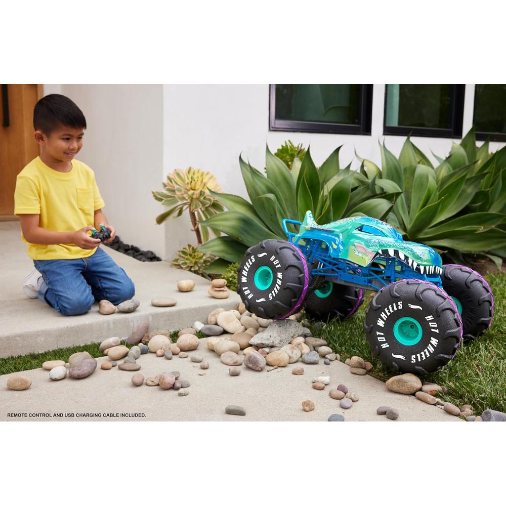 HOT WHEELS AUTO RC MONSTER TRUCKS MEGA WREX - 2