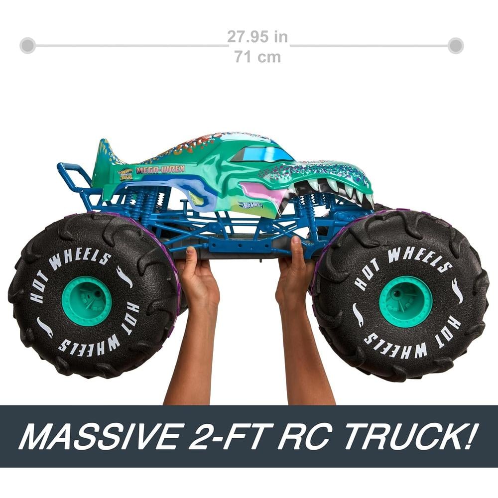 HOT WHEELS AUTO RC MONSTER TRUCKS MEGA WREX - 3