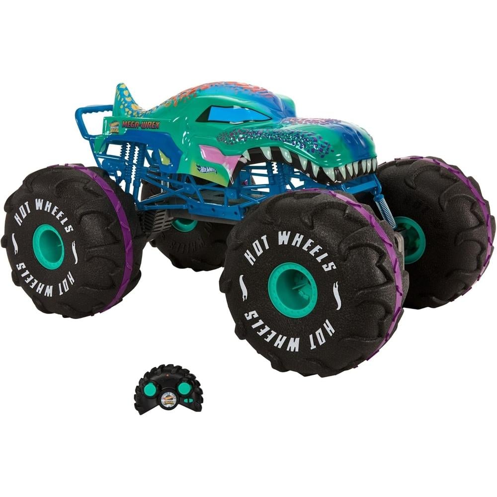HOT WHEELS AUTO RC MONSTER TRUCKS MEGA WREX - 4