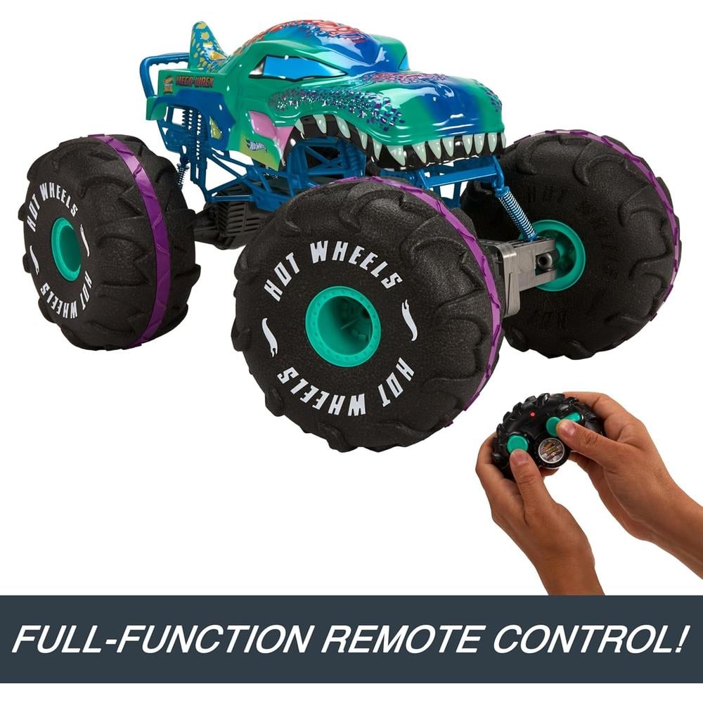 HOT WHEELS AUTO RC MONSTER TRUCKS MEGA WREX - 5