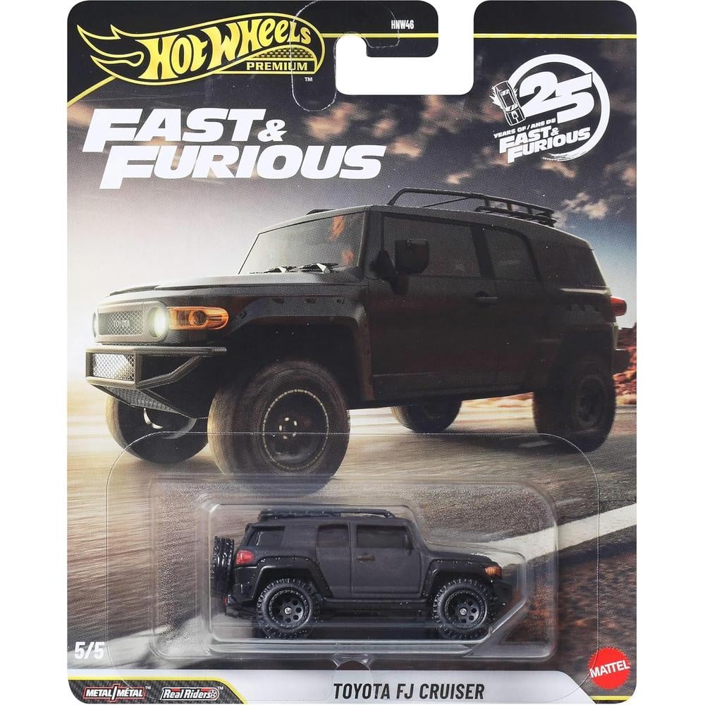 HOT WHEELS AUTO FAST Y FURIOUS | NEGRO BRILLANTE - 1