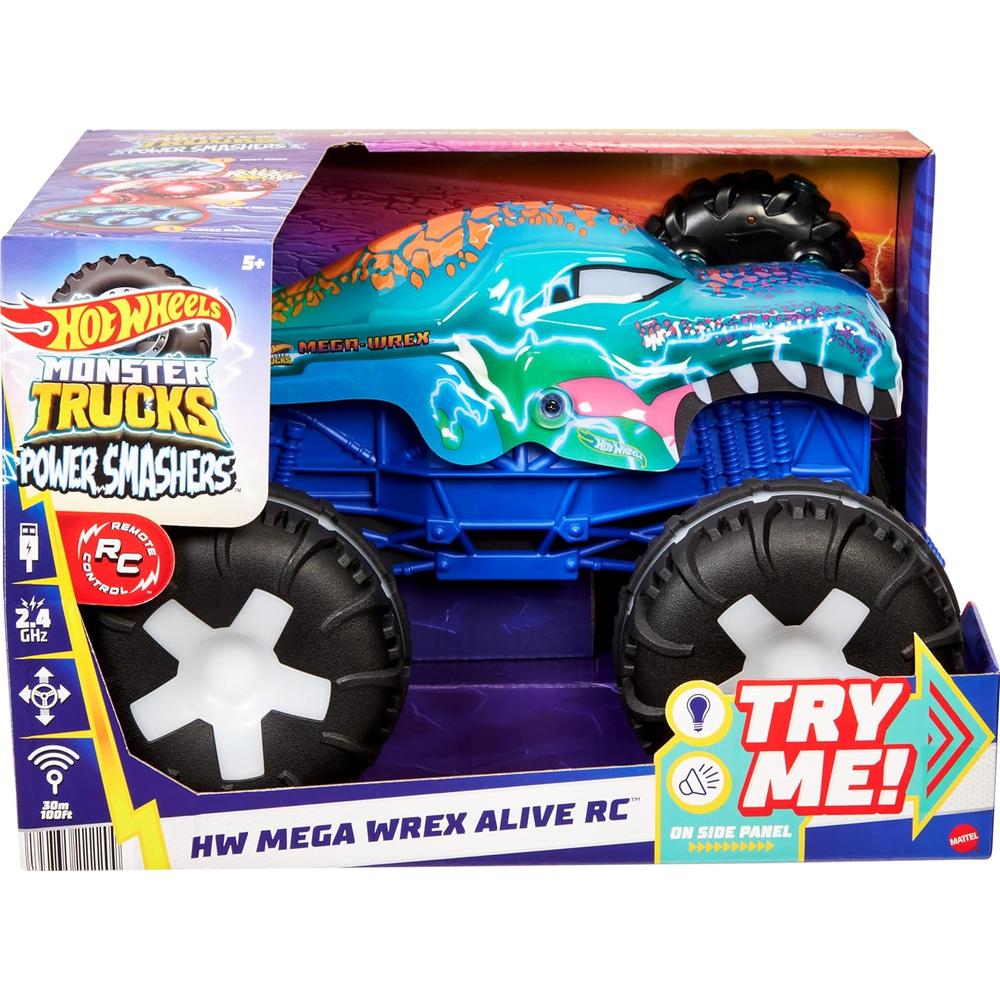 HOT WHEELS MONSTER TRUCKS MEGA-WREX ALIVE RADIOCONTROL ESCALA 1:15 - 6