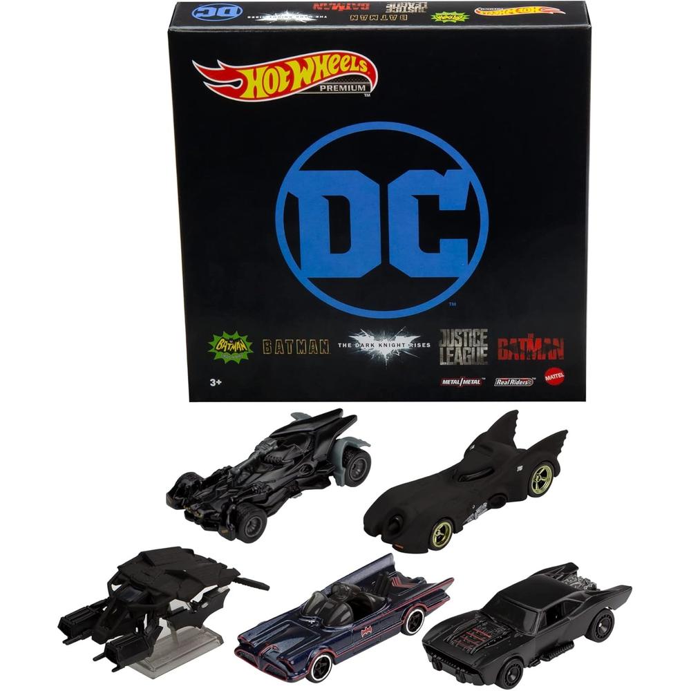 HOT WHEELS BATMOBILE BATMAN SET 5 PZS - 1