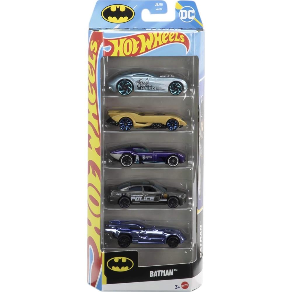 HOT WHEELS BATMAN BATMOBILE SET 5 PZS - 1
