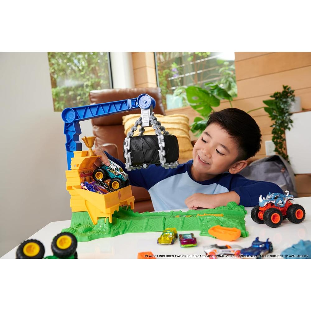 HOT WHEELS PLAYSET MONSTER TRUCKS SET 2 PZS - 2