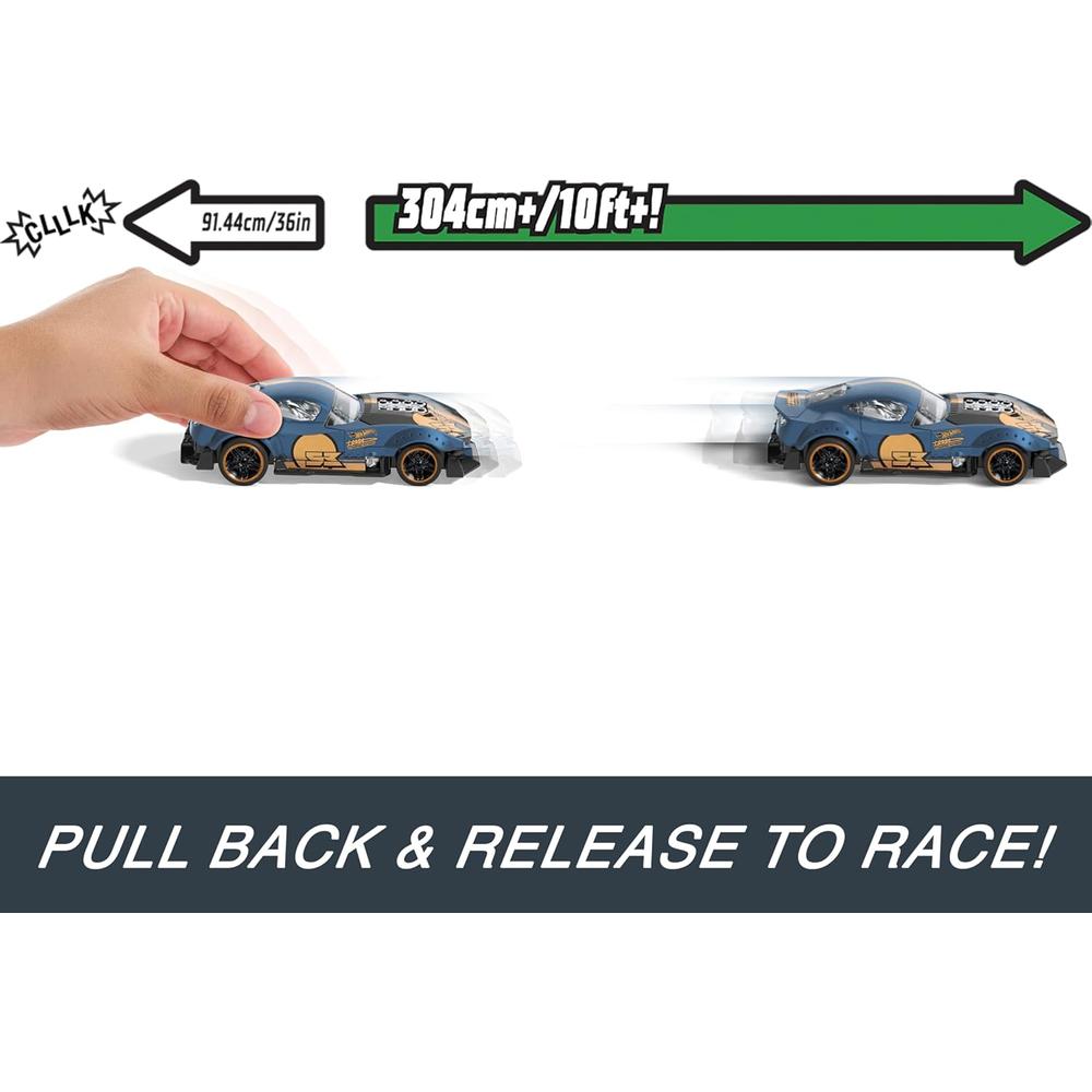 HOT WHEELS AUTO PULL-BACK SPEEDERS SET 2 PZS - 4