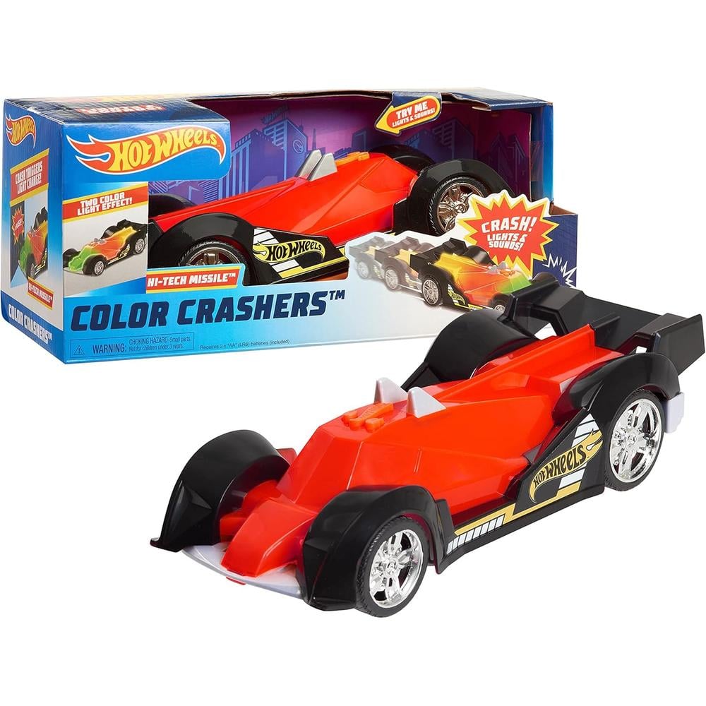 HOT WHEELS AUTO COLOR CRASHERS | ROJO - 1