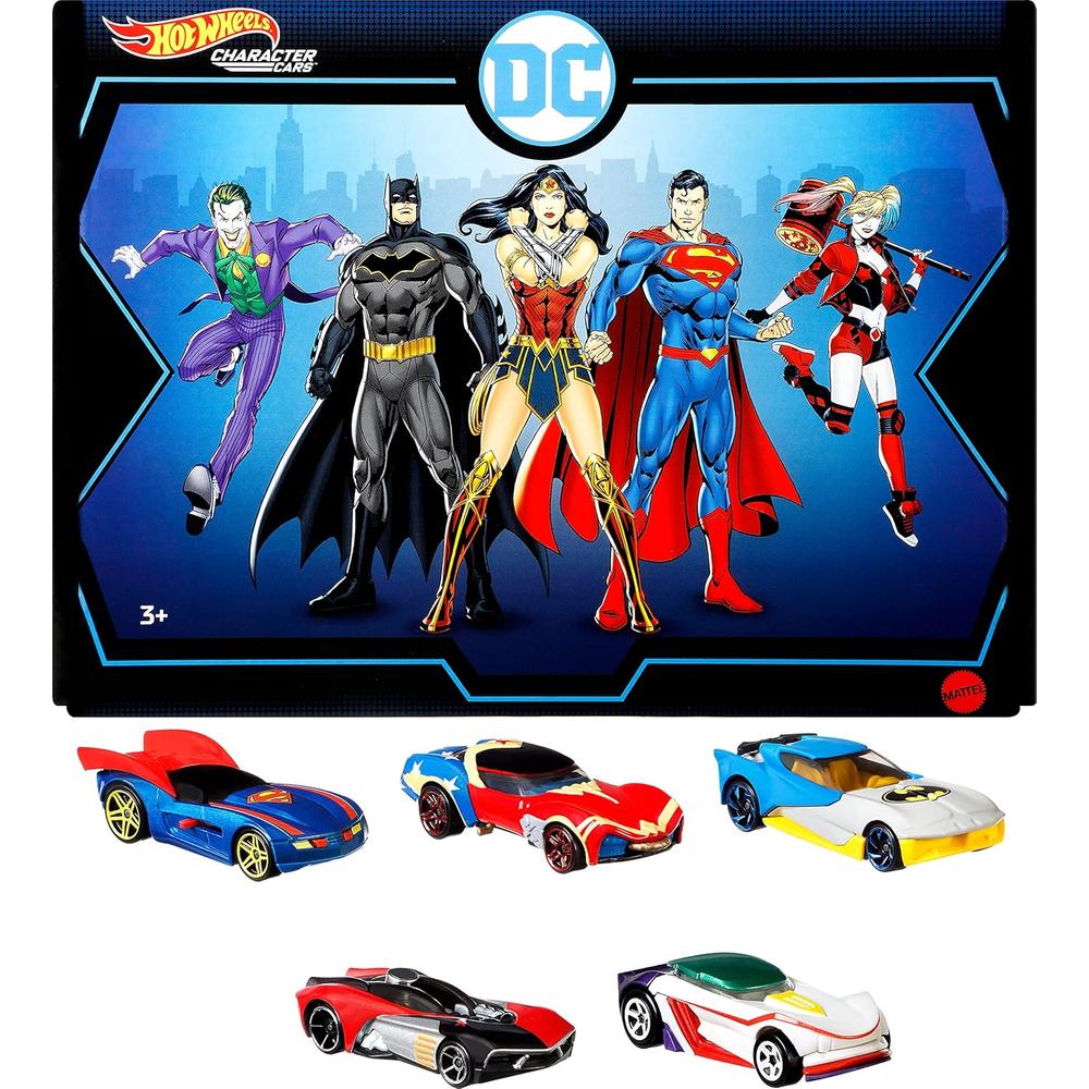 HOT WHEELS AUTOS DC SET 5 PZS - 1