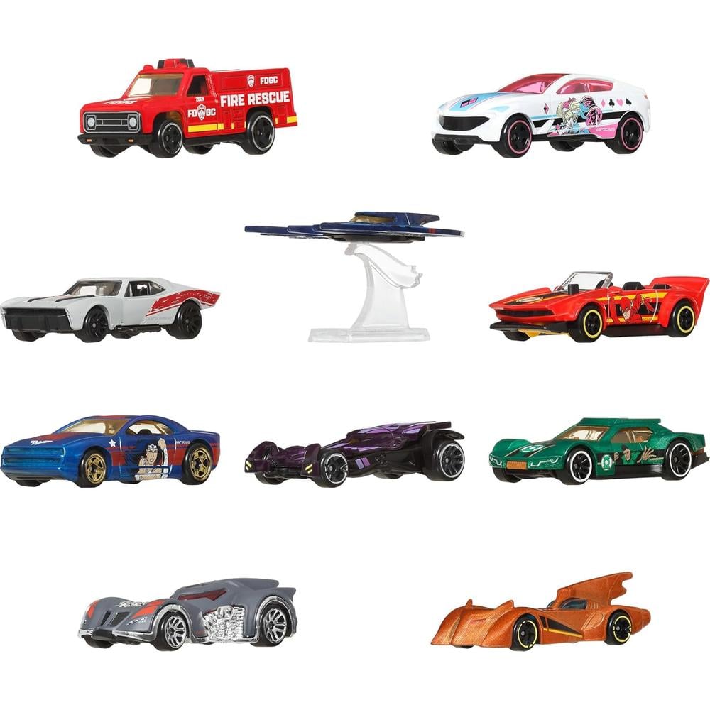 HOT WHEELS AUTOS BATMAN SET 10 PZS (ESTILOS DIVERSOS) - 2