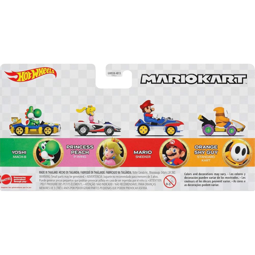 HOT WHEELS AUTOS MARIO KART II SET 4 PZS - 5