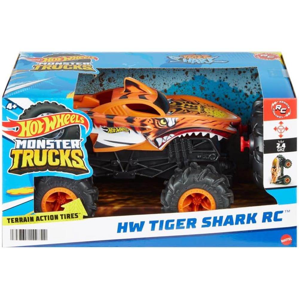 HOT WHEELS AUTO RC MONSTER TRUCKS | NARANJA - 1