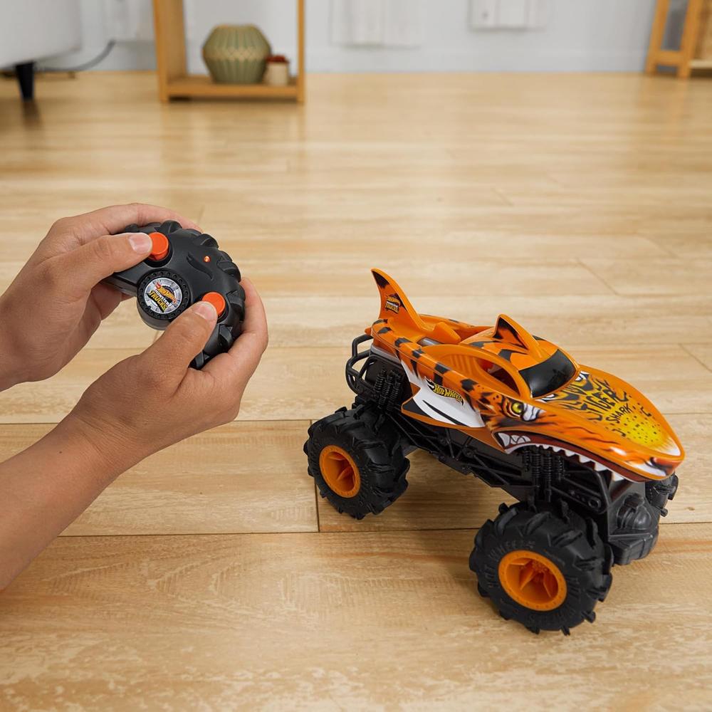 HOT WHEELS AUTO RC MONSTER TRUCKS | NARANJA - 2