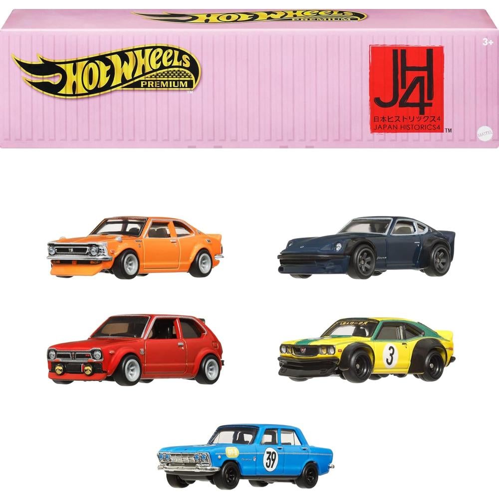 HOT WHEELS AUTOS CAR CULTURE JAPAN HISTORICS SET 5 PZS - 1