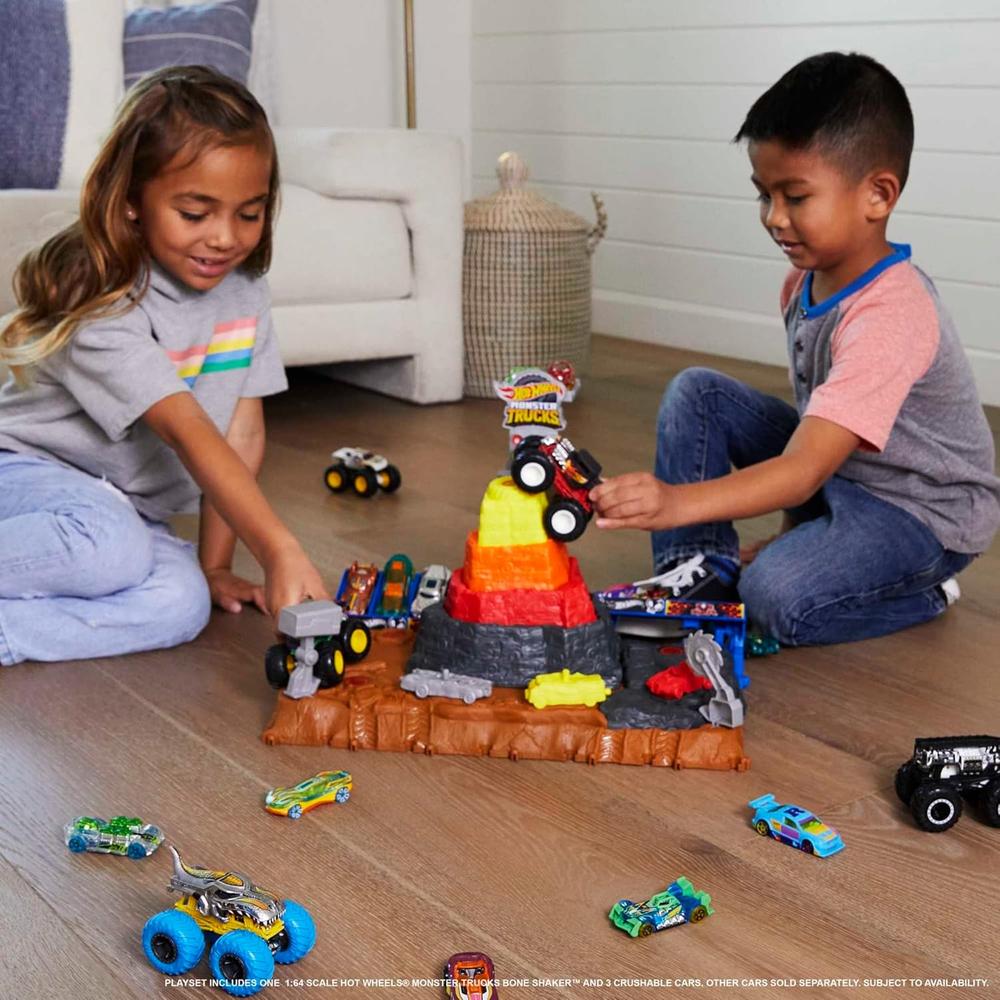HOT WHEELS PISTA MONSTER TRUCKS ARENA SMASHERS SET 3 PZS - 2