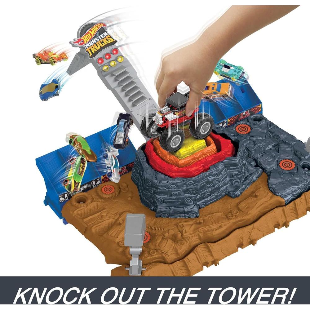 HOT WHEELS PISTA MONSTER TRUCKS ARENA SMASHERS SET 3 PZS - 4