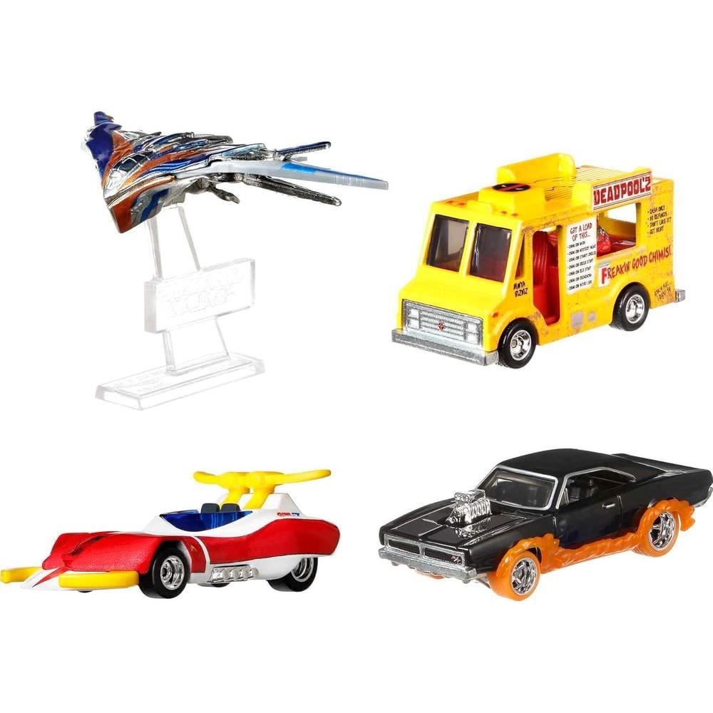 HOT WHEELS AUTO MARVEL SET 4 PZS - 1
