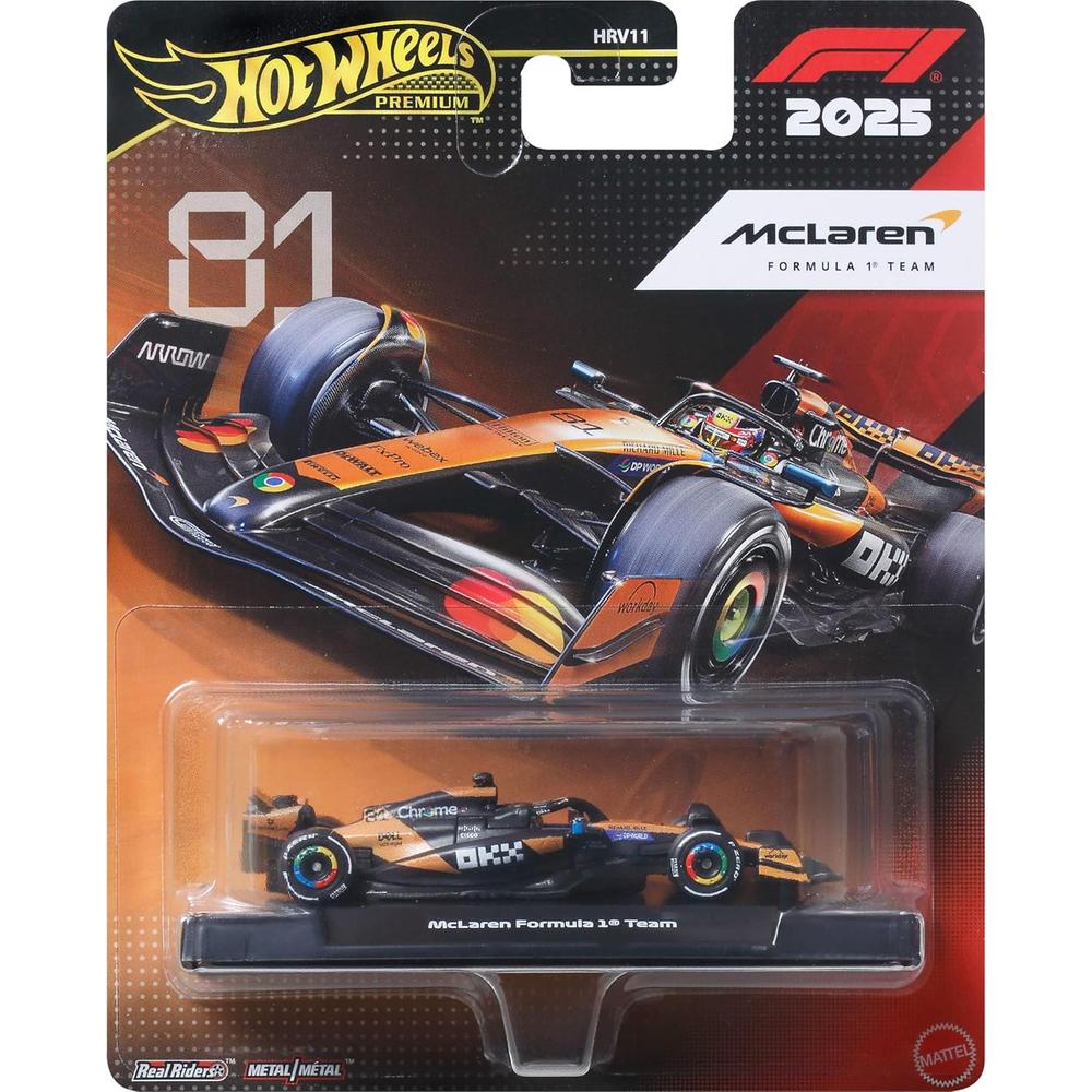 HOT WHEELS AUTO DE CARRERAS JKD81 FORMULA 1 REAL RIDERS (ESTILOS DIVERSOS) - 1