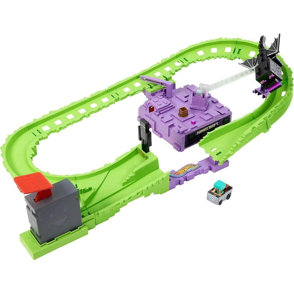 HOT WHEELS RACERVERSE MINECRAFT PISTA ENDER DRAGON - 6