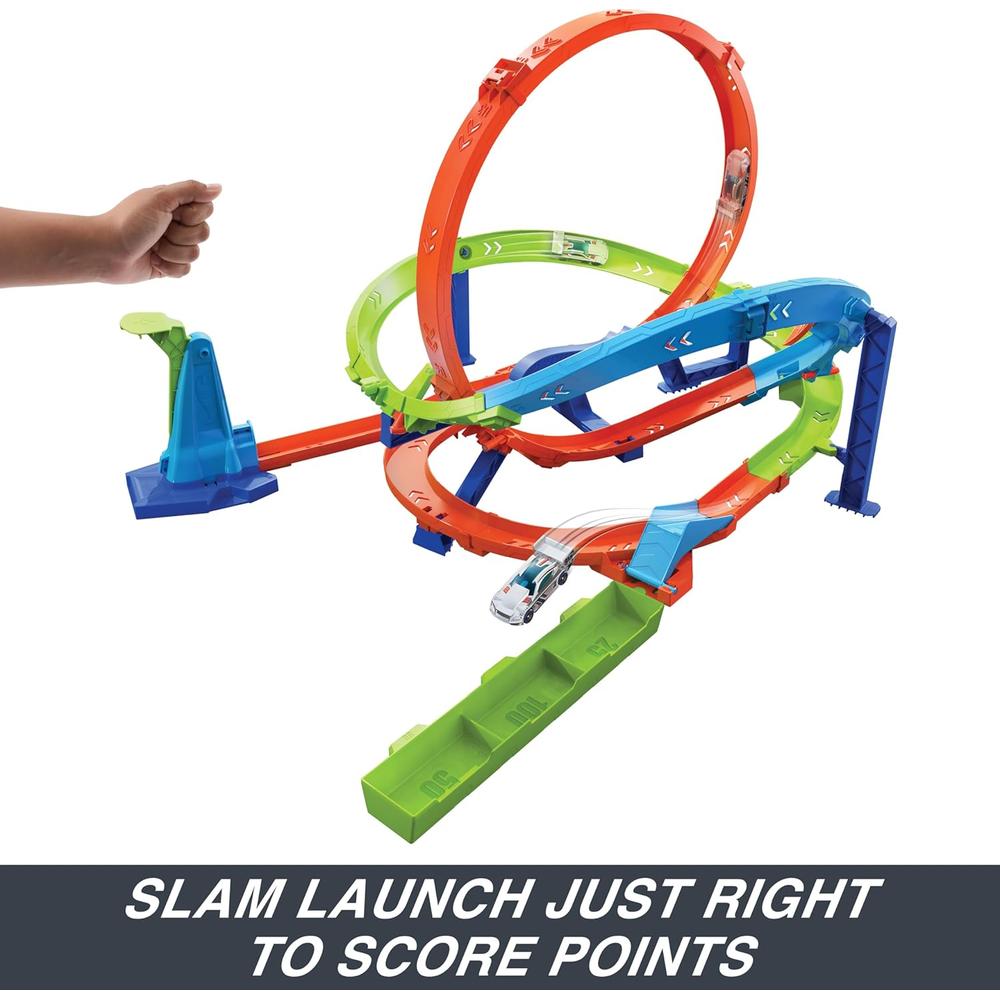 HOT WHEELS PISTA COMPLETA ACTION LOOP CYCLONE - 4
