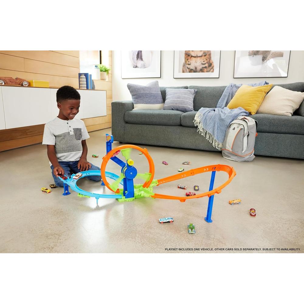 HOT WHEELS PISTA RAPID LAUNCH Y LOOP - 2