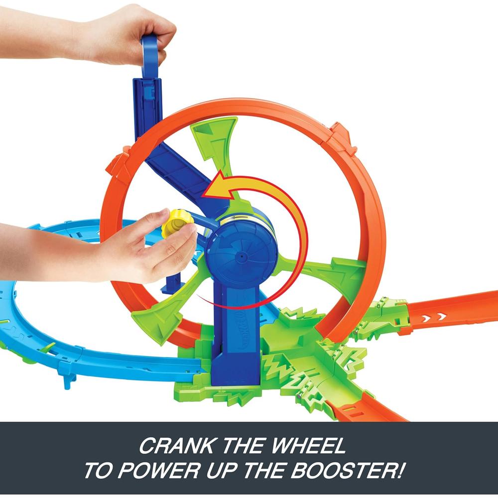 HOT WHEELS PISTA RAPID LAUNCH Y LOOP - 4