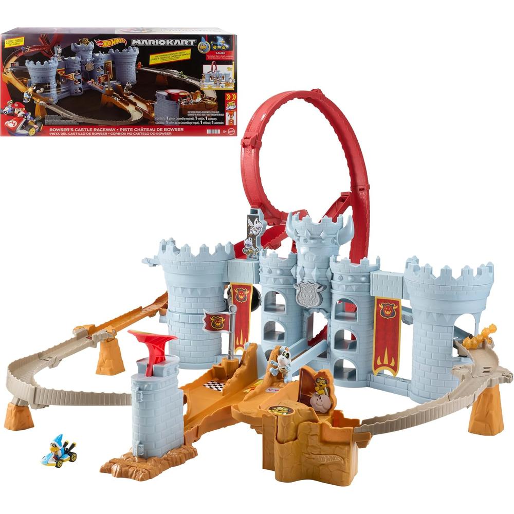 HOT WHEELS PISTA COMPLETA MARIO KART CASTLE - 1
