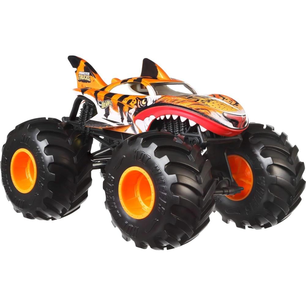 HOT WHEELS MONSTER TRUCKS TIGER SHARK - 1