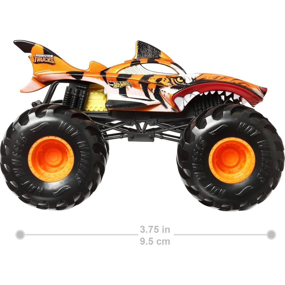 HOT WHEELS MONSTER TRUCKS TIGER SHARK - 2