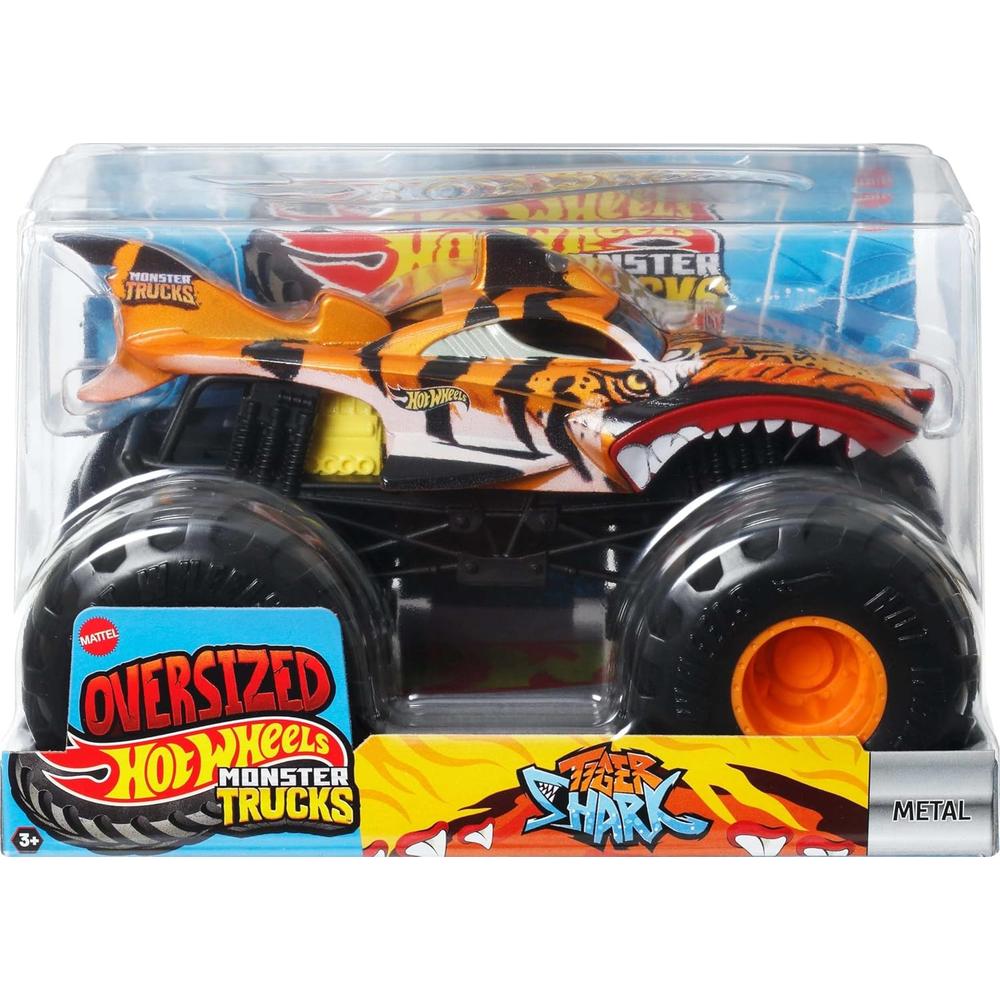 HOT WHEELS MONSTER TRUCKS TIGER SHARK - 5