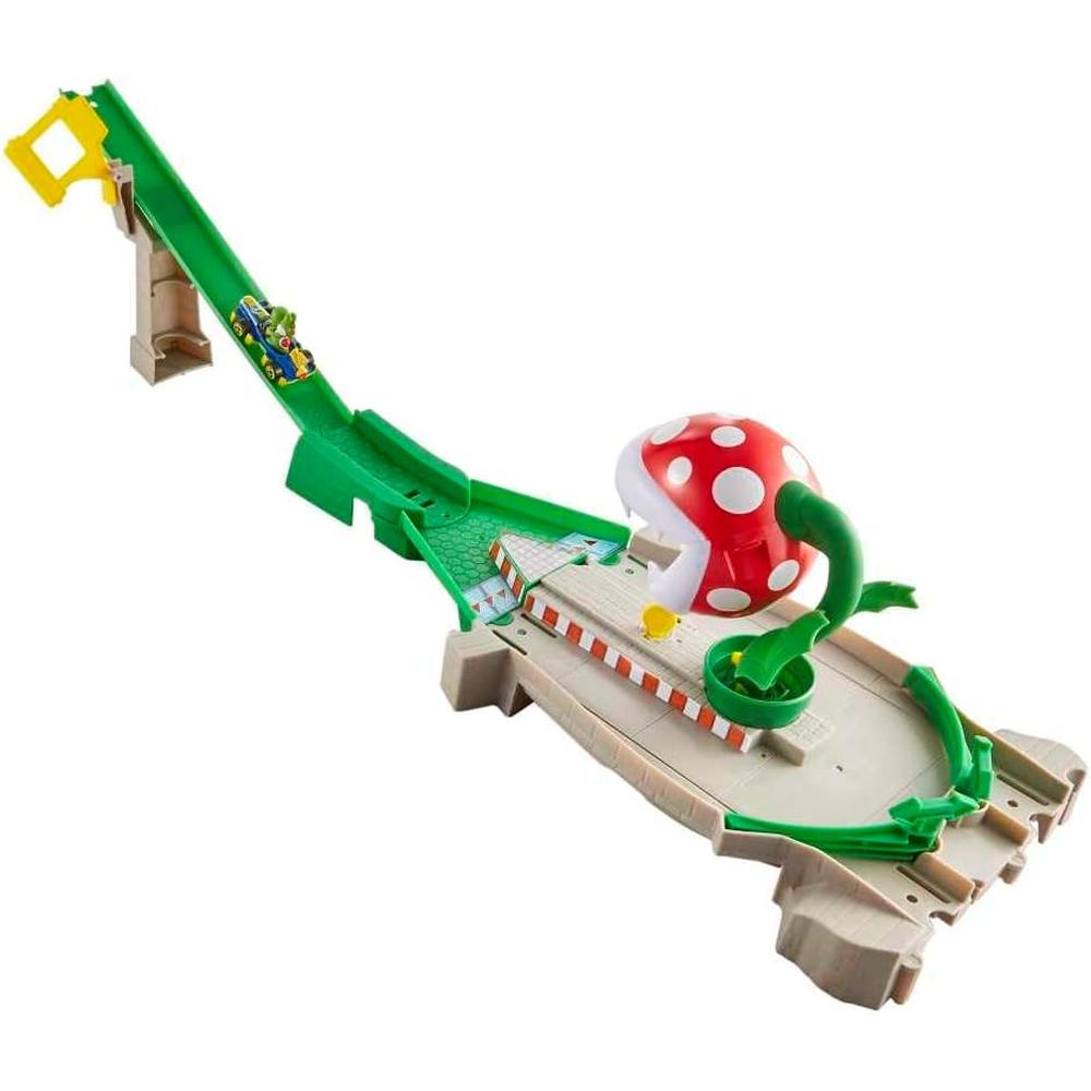 HOT WHEELS PISTA COMPLETA MARIO KART PIRANHA PLANT I - 1