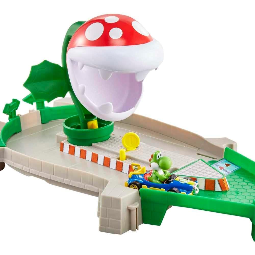 HOT WHEELS PISTA COMPLETA MARIO KART PIRANHA PLANT I - 3