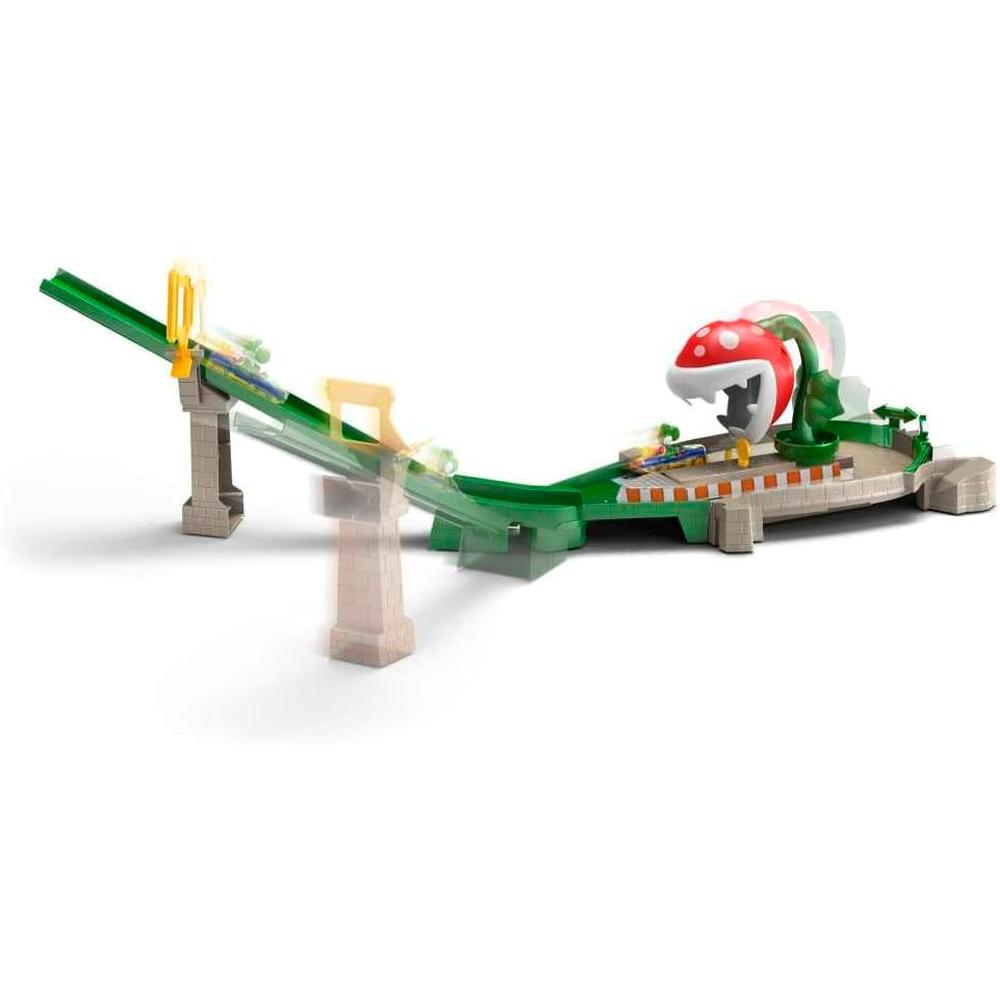 HOT WHEELS PISTA COMPLETA MARIO KART PIRANHA PLANT I - 5