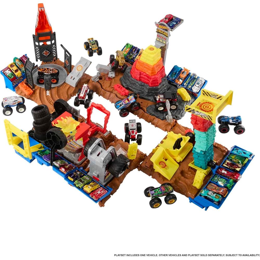 HOT WHEELS PISTA MONSTER TRUCKS ARENA SMASHERS - 5