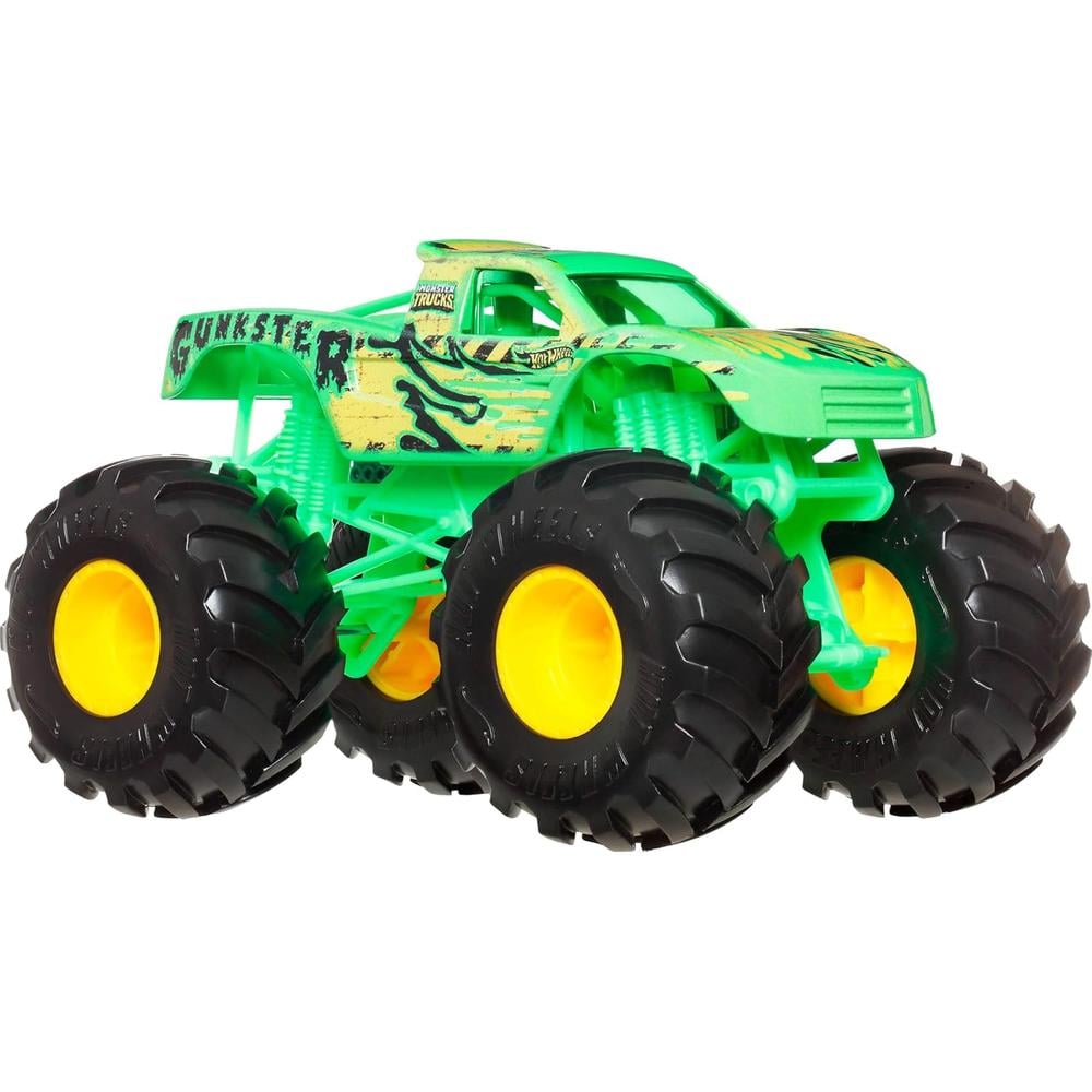 HOT WHEELS MONSTER TRUCKS GUNKSTER - 1