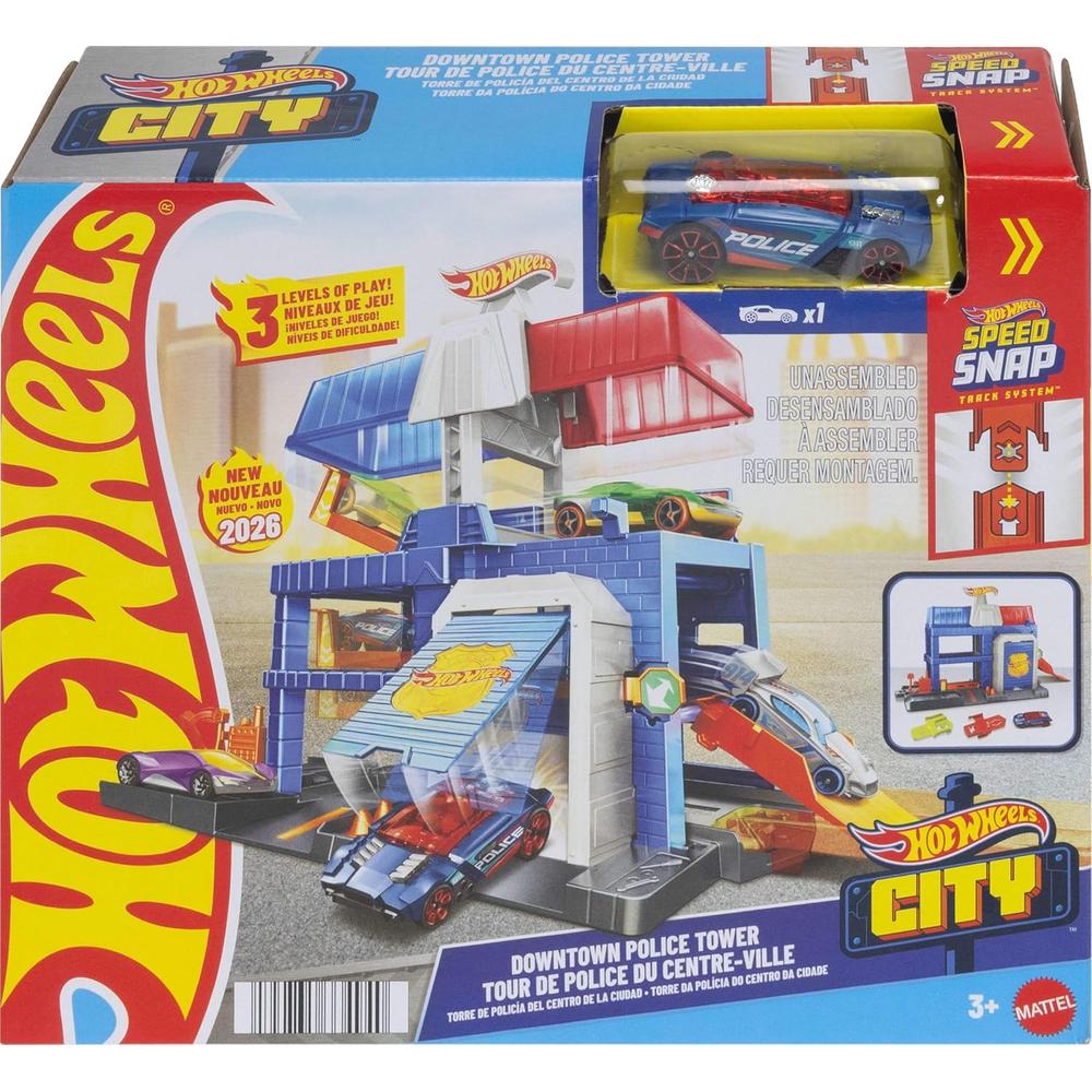 HOT WHEELS PISTA TORRE DE POLICIA - 5