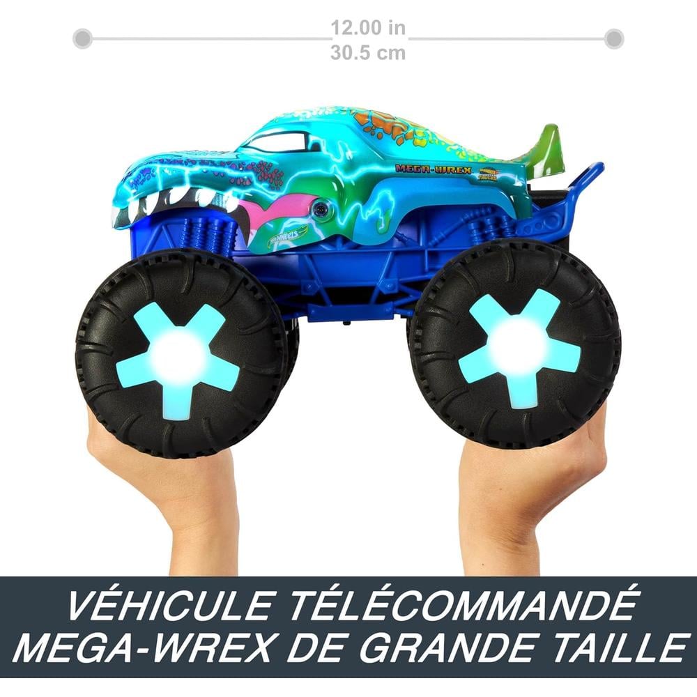 HOT WHEELS AUTO RC MONSTER TRUCKS BLUE - 3