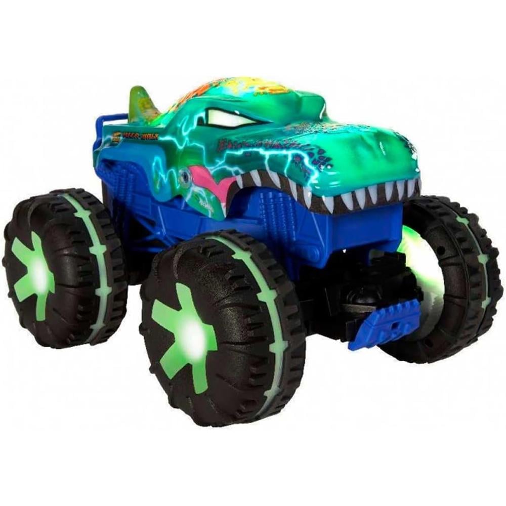 HOT WHEELS AUTO RC MONSTER TRUCKS BLUE - 4