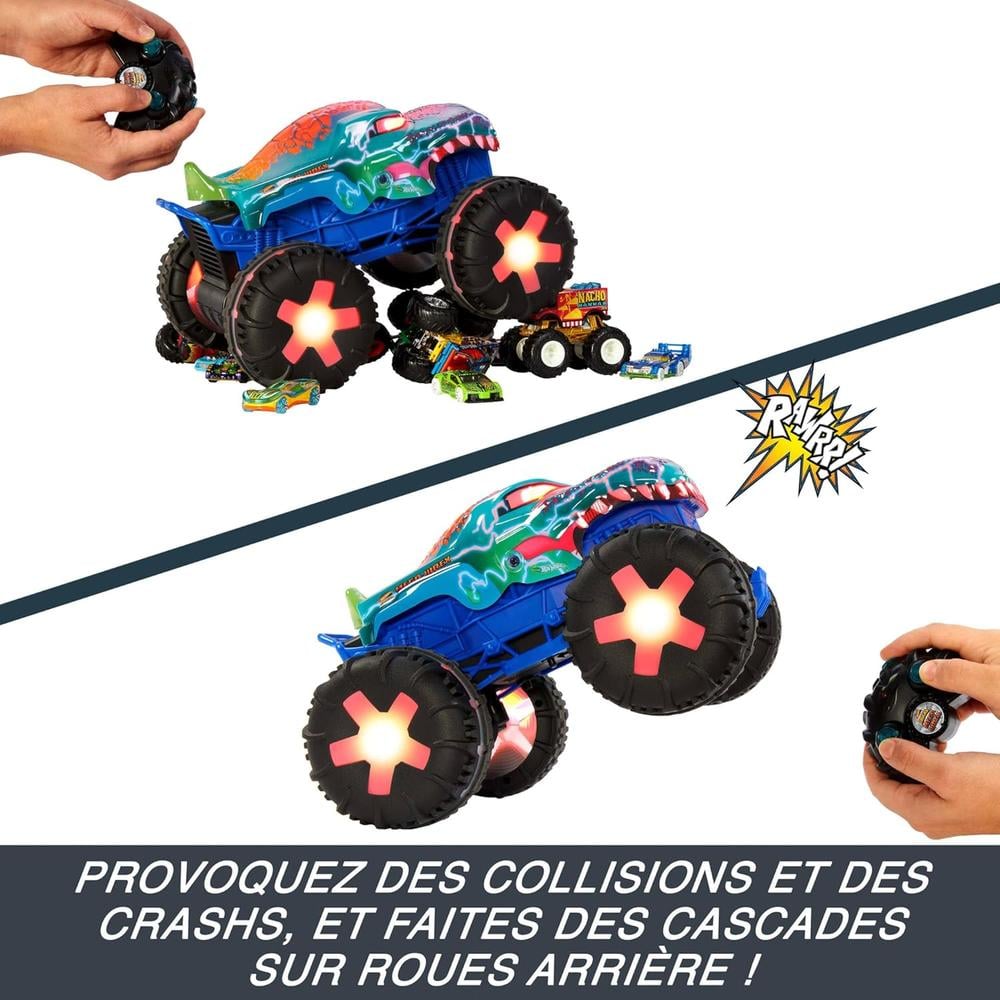HOT WHEELS AUTO RC MONSTER TRUCKS BLUE - 5