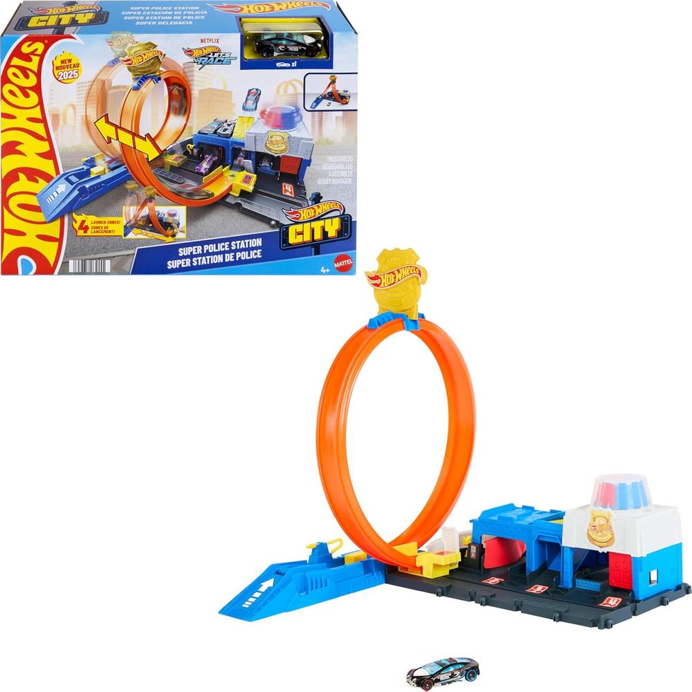 HOT WHEELS PISTA COMPLETA SUPER COMISARIA - 1