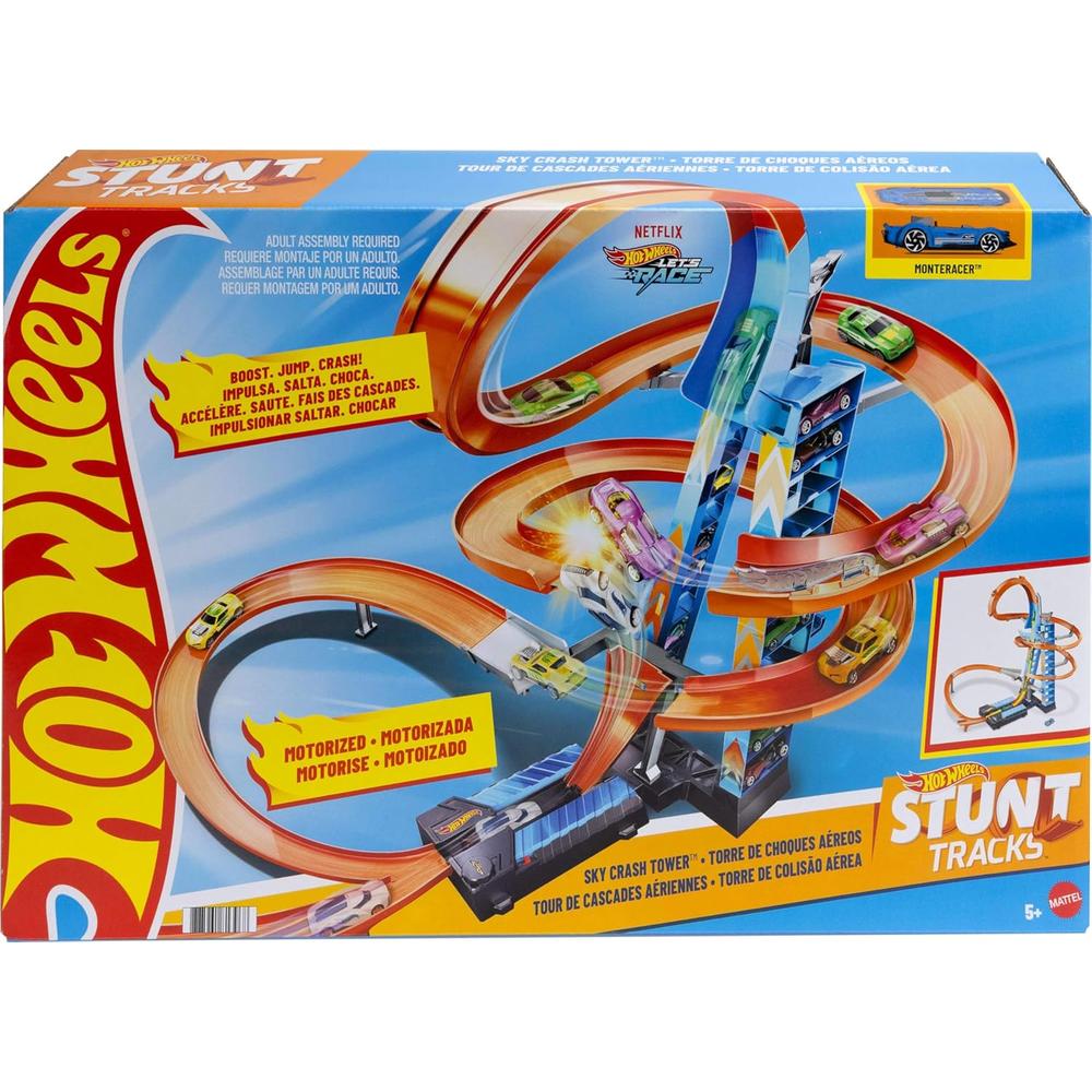 HOT WHEELS PISTA COMPLETA SKY CRASH TOWER - 1
